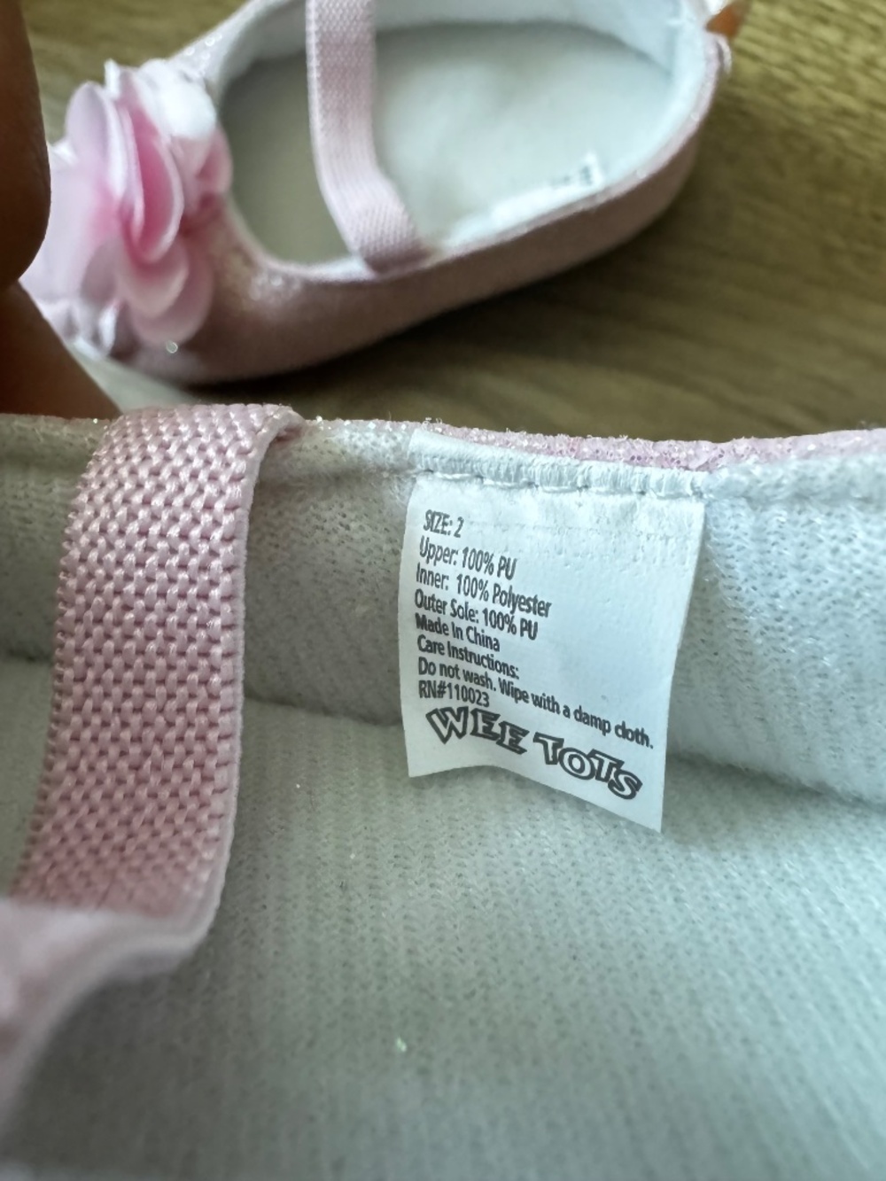 Baby Girl Shoes Bundle Size 2 | 4 Pairs | Jelly, Mary Jane & Moccasins - Picture 7 of 12